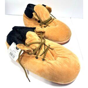 Unisex Construction Work Boot Style Slippers Comfy Oversized One Size Fits Most